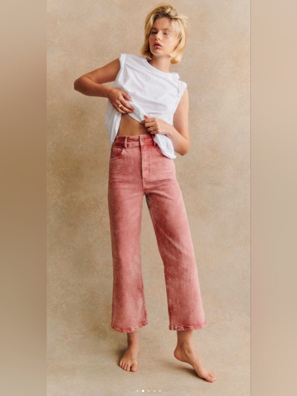 Sezane Le Crop Trousers 36
